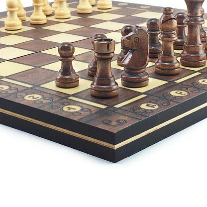 plateau-jeu-echecs-bois-magnetique-dames-stragix-echiquier